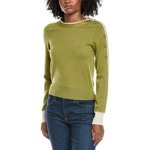 Colette Rose Womens Pullover, Green